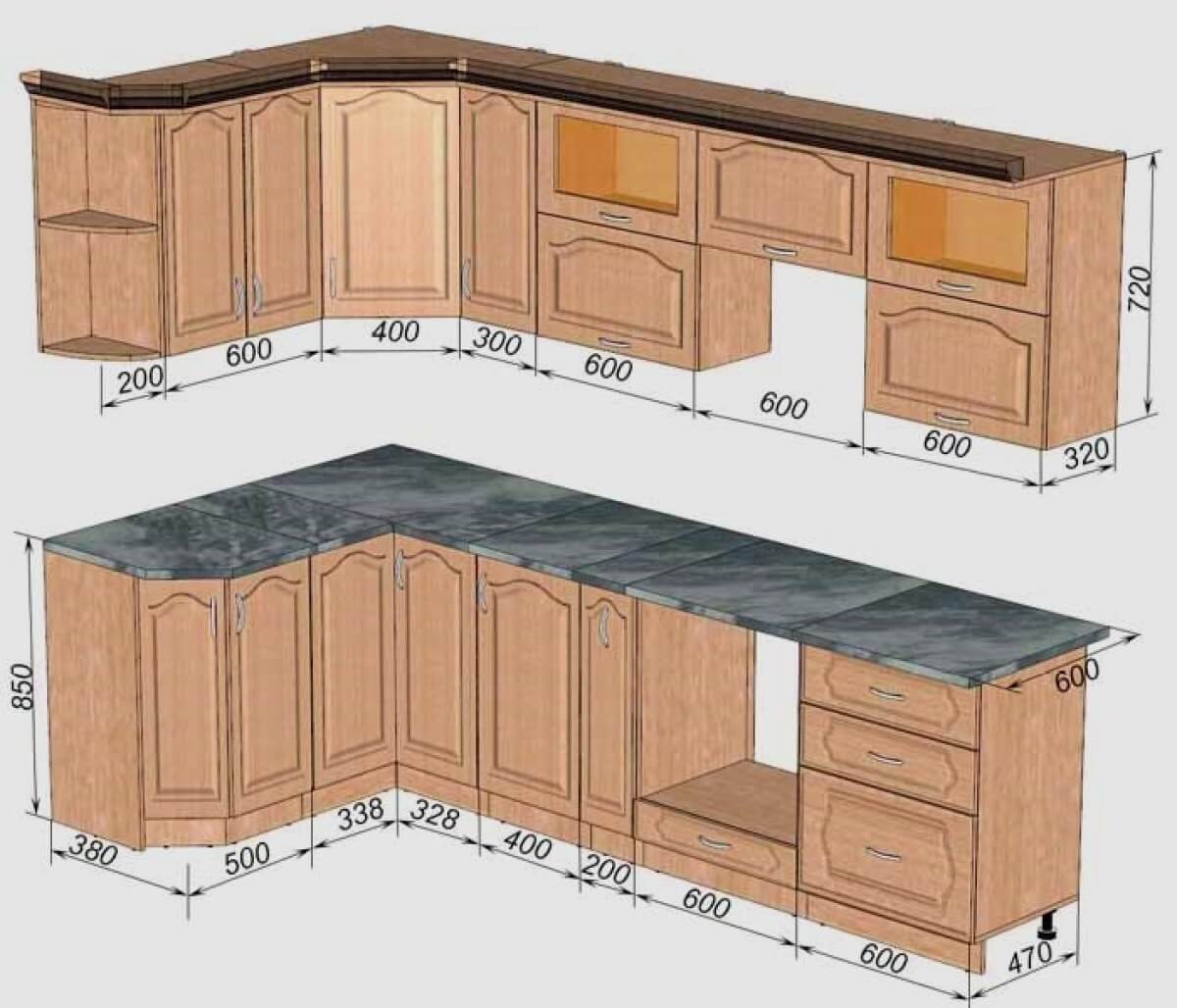 استانداردهای طراحی آشپزخانه2